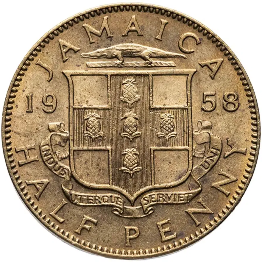 Ямайка 1/2 пенни (penny) 1958