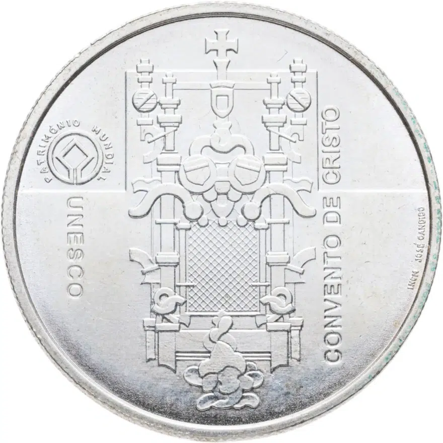 Португалия 5 евро (euro) 2004  ЮНЕСКО - Монастырь Христа в городе Томар, реверс