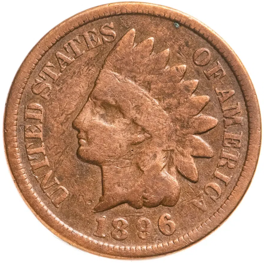 США 1 цент (cent) 1896 Indian Head Cent