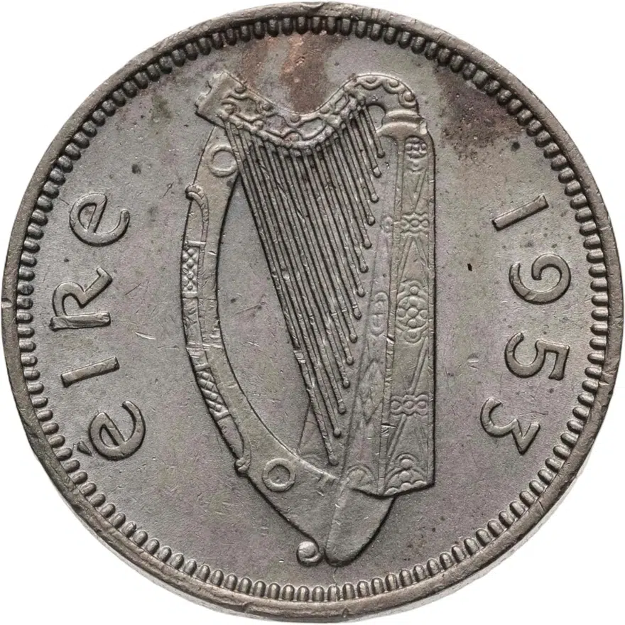 Ирландия 3 пенса (pence) 1953