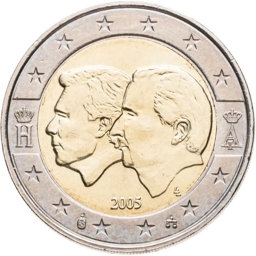 Бельгия 2 евро (euro) 2005 Бельгийско-Люксембургский экономический союз