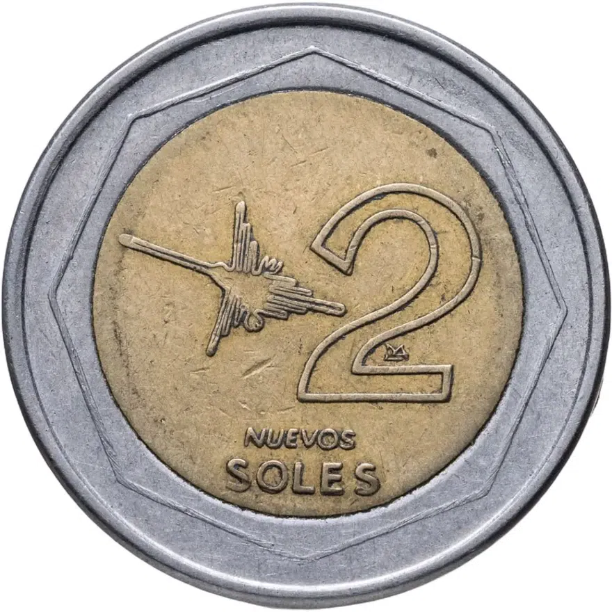 Перу 2 новых соля (nuevos soles) 2006