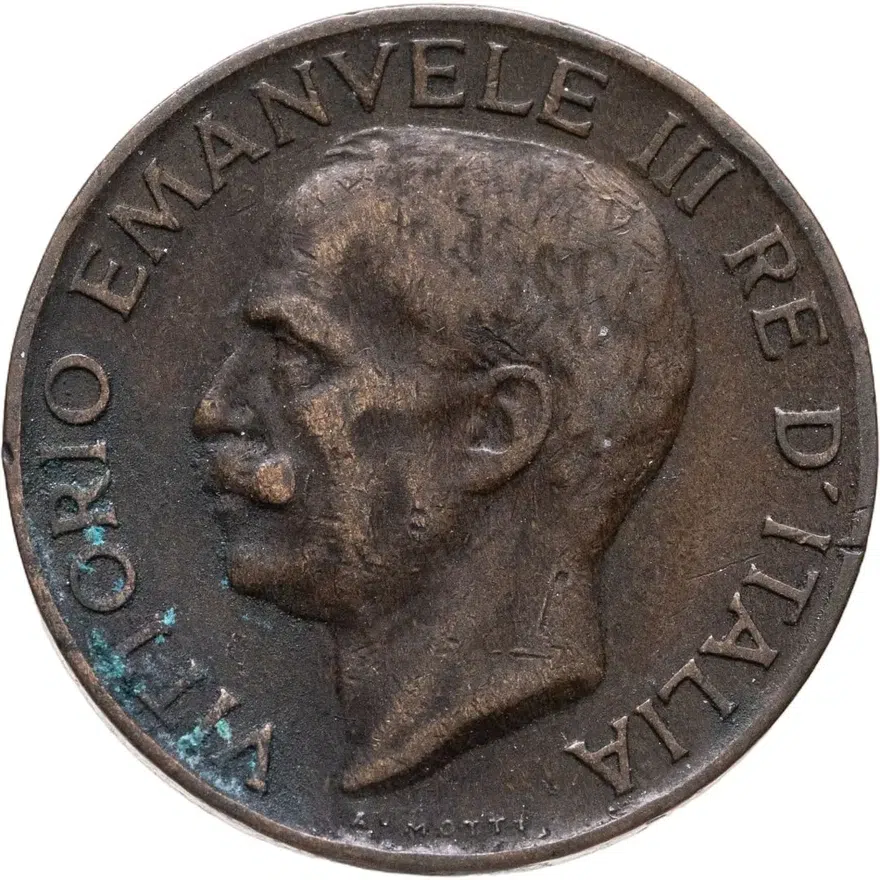 Италия 5 чентезимо (centesimi) 1926, реверс
