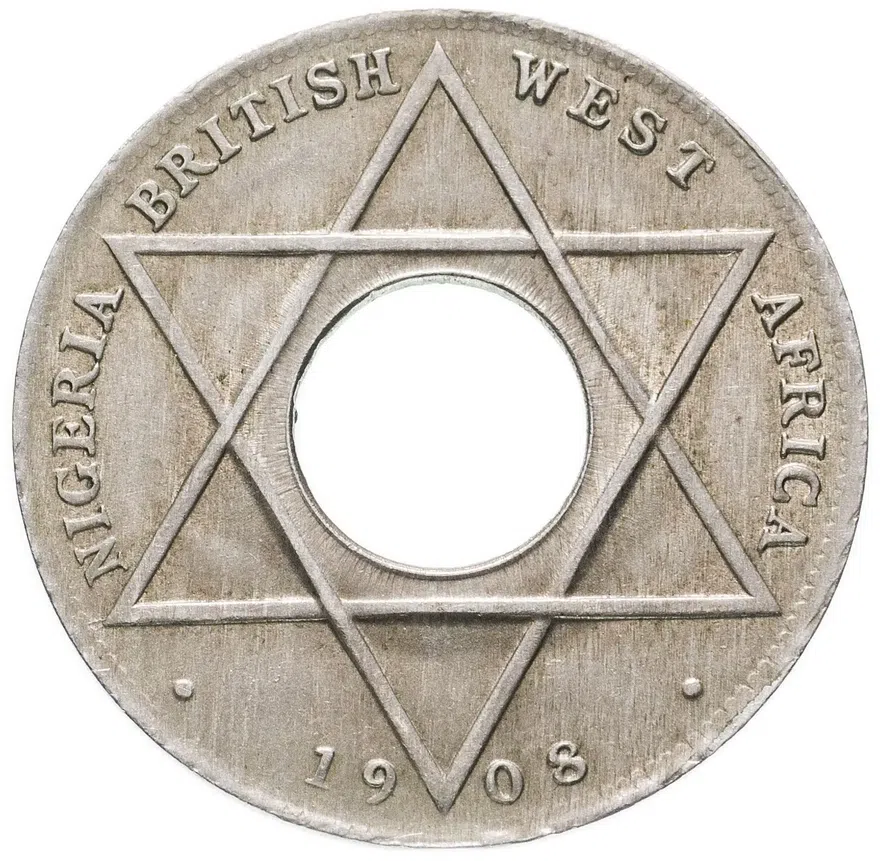 Британская Западная Африка 1/10 пенни (penny) 1908