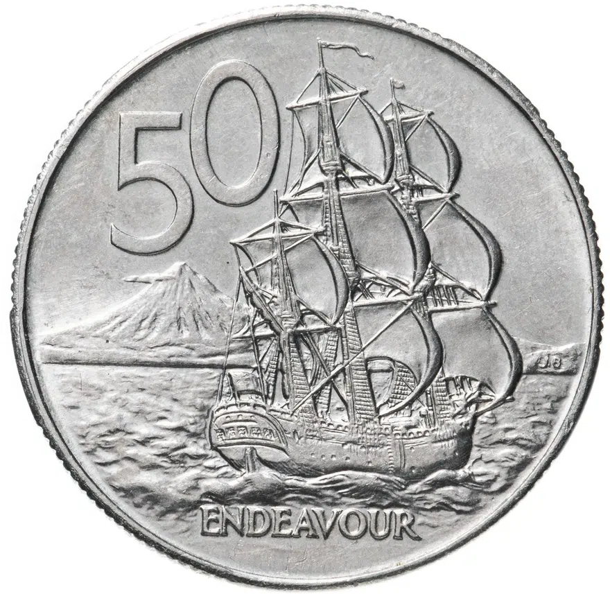 Новая Зеландия 50 центов (cents) 1984