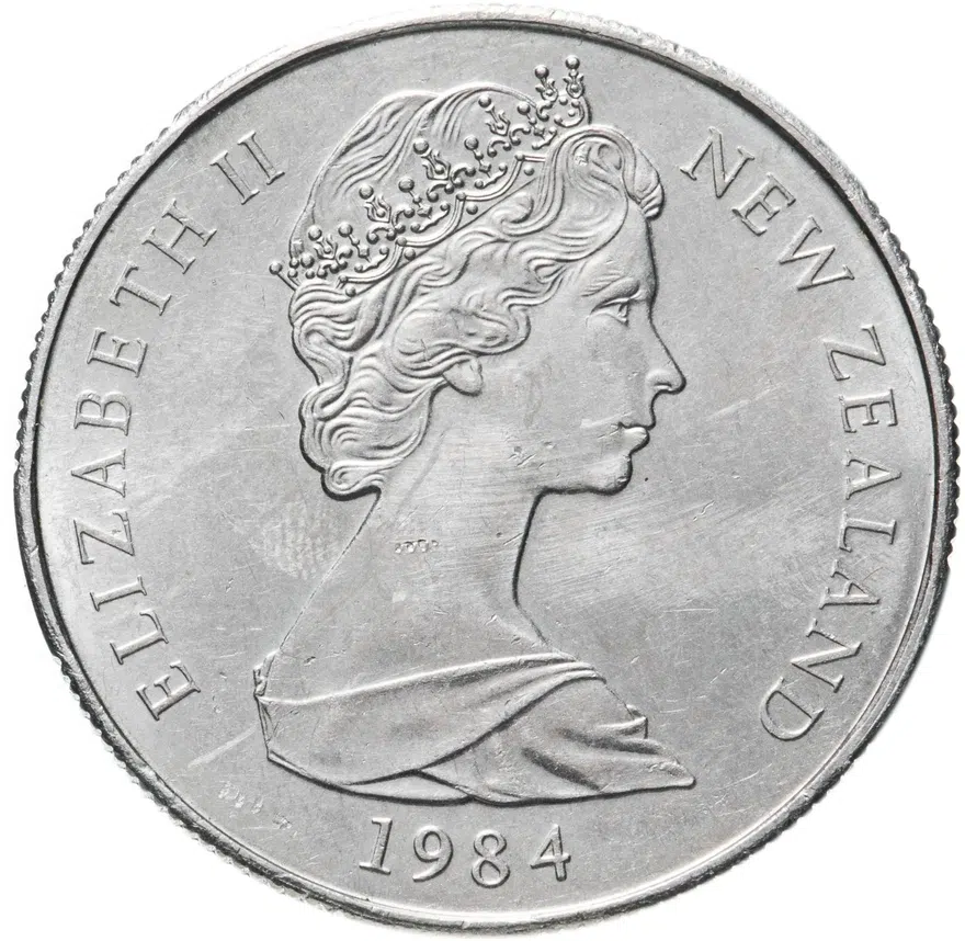 Новая Зеландия 50 центов (cents) 1984, реверс