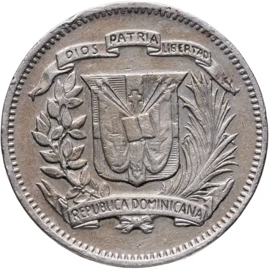 Доминикана 10 сентаво (centavos) 1975