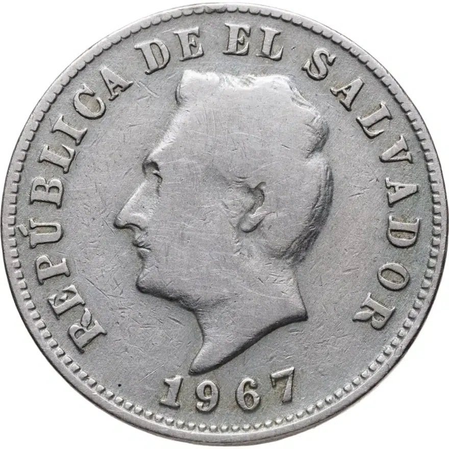 Сальвадор 5 сентаво (centavos) 1967