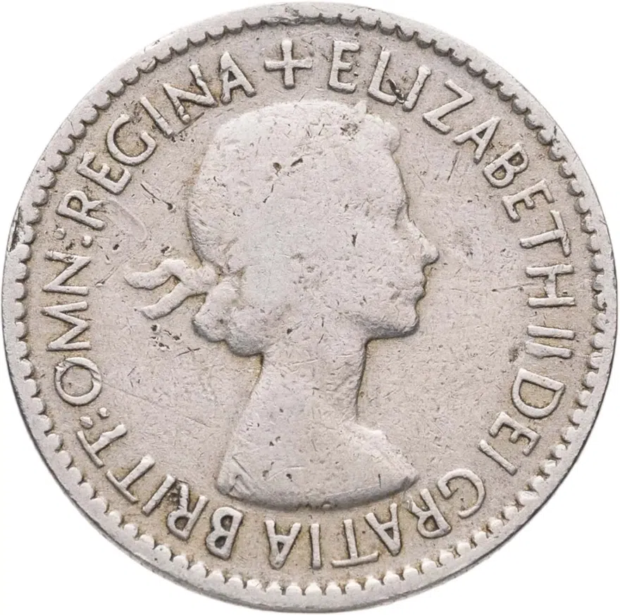 Великобритания 6 пенсов 1953