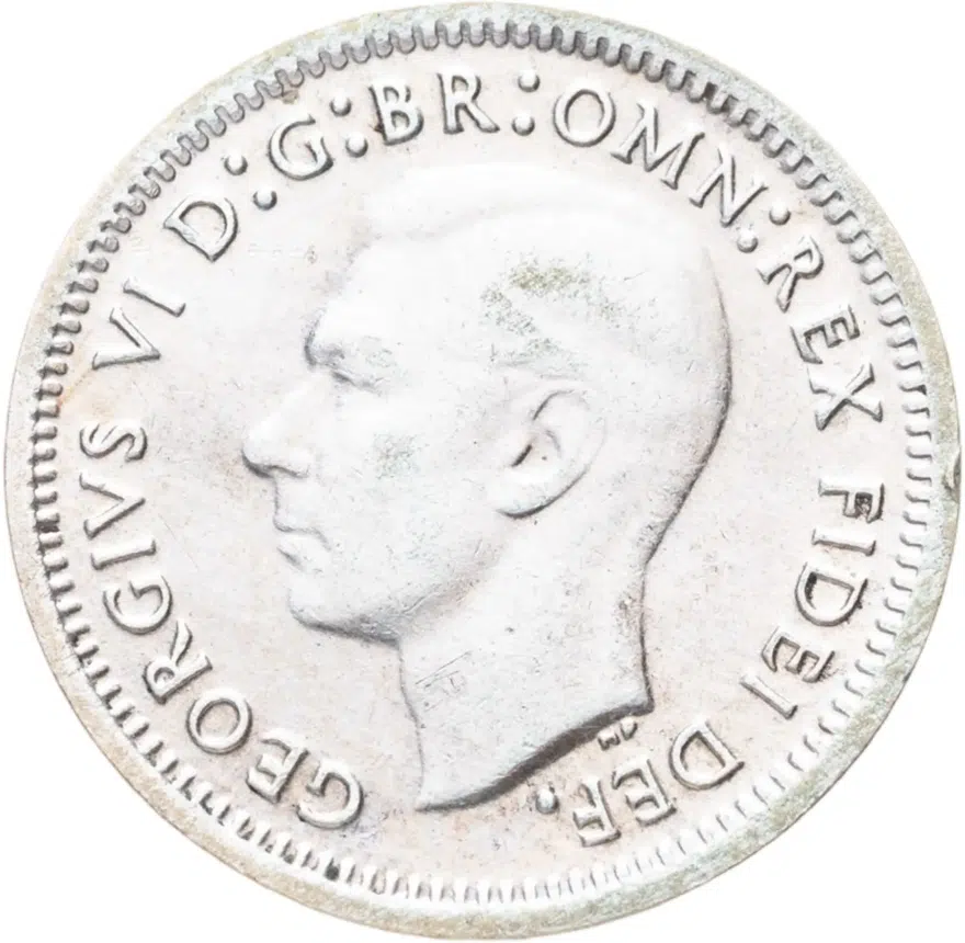 Австралия 3 пенса (pence) 1952, аверс