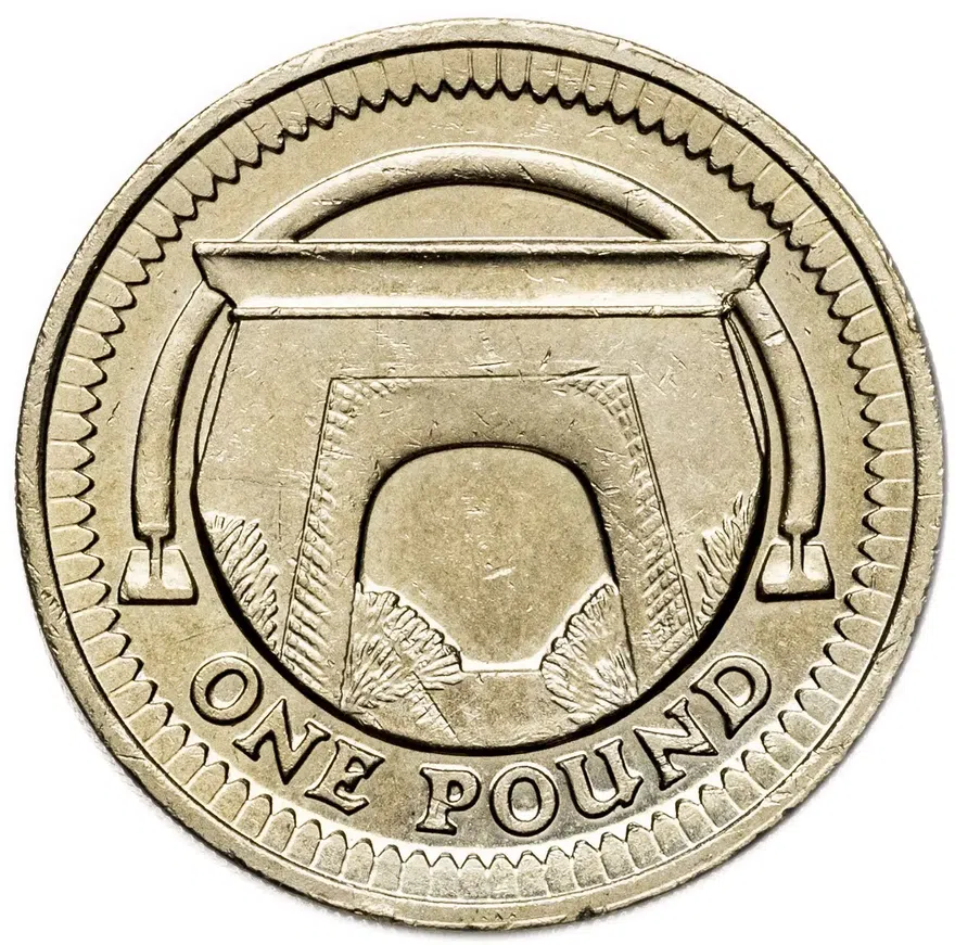 Великобритания 1 фунт (pound) 2006 "Египетская арка Макнейла"