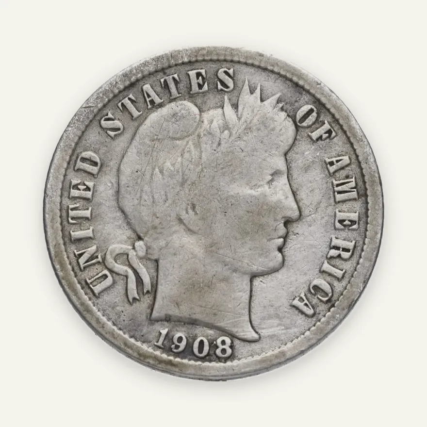 США 1 дайм (10 центов) 1908 S, реверс
