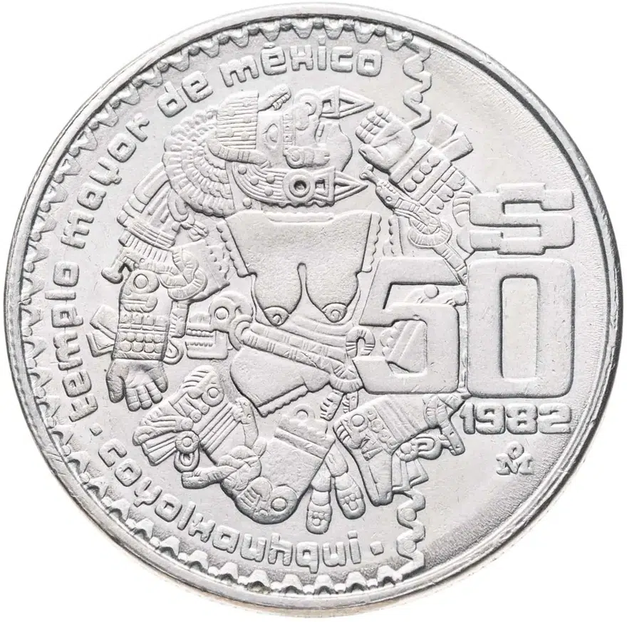 Мексика 50 песо (pesos) 1982