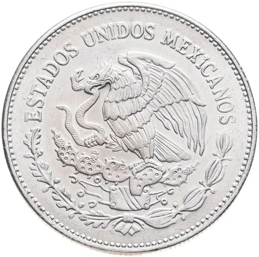 Мексика 50 песо (pesos) 1982, реверс