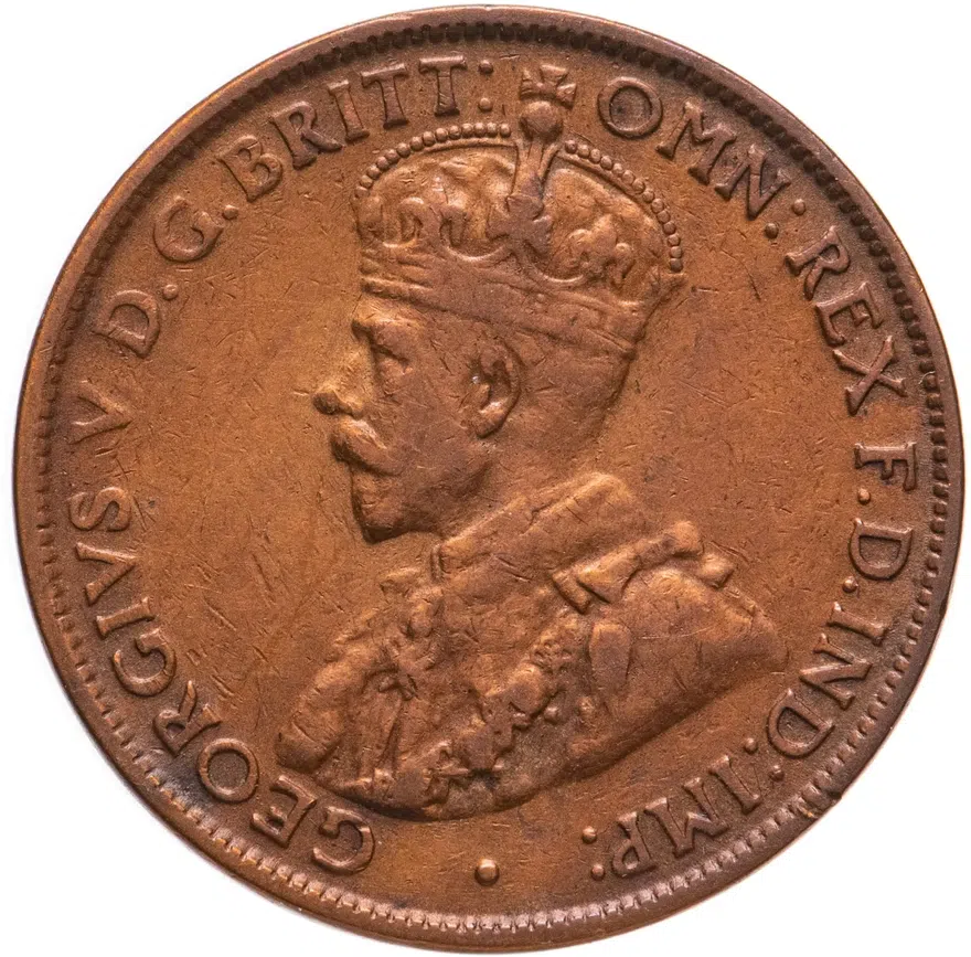 Австралия 1/2 пенни (penny) 1925