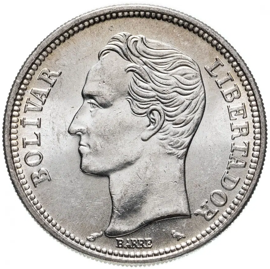 Венесуэла 2 боливара (bolivares) 1960
