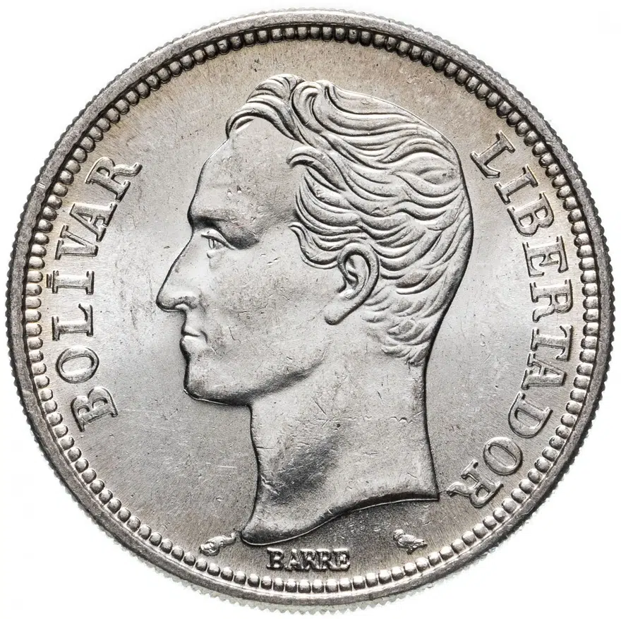 Венесуэла 2 боливара (bolivares) 1960, реверс
