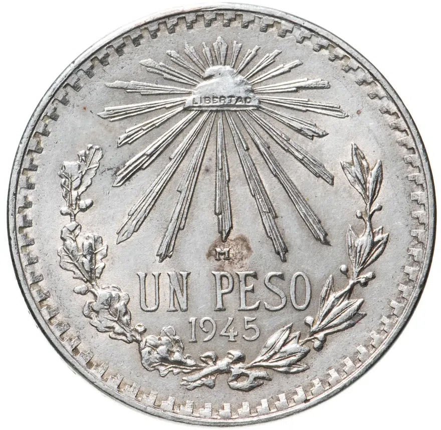 Мексика 1 песо (peso) 1945