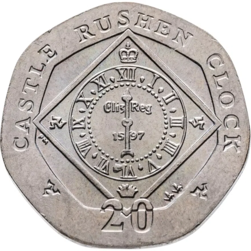 Остров Мэн 20 пенсов (pence) 2009