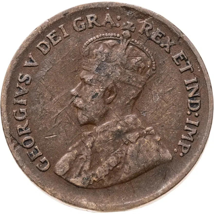 Канада 1 цент (cent) 1929, реверс