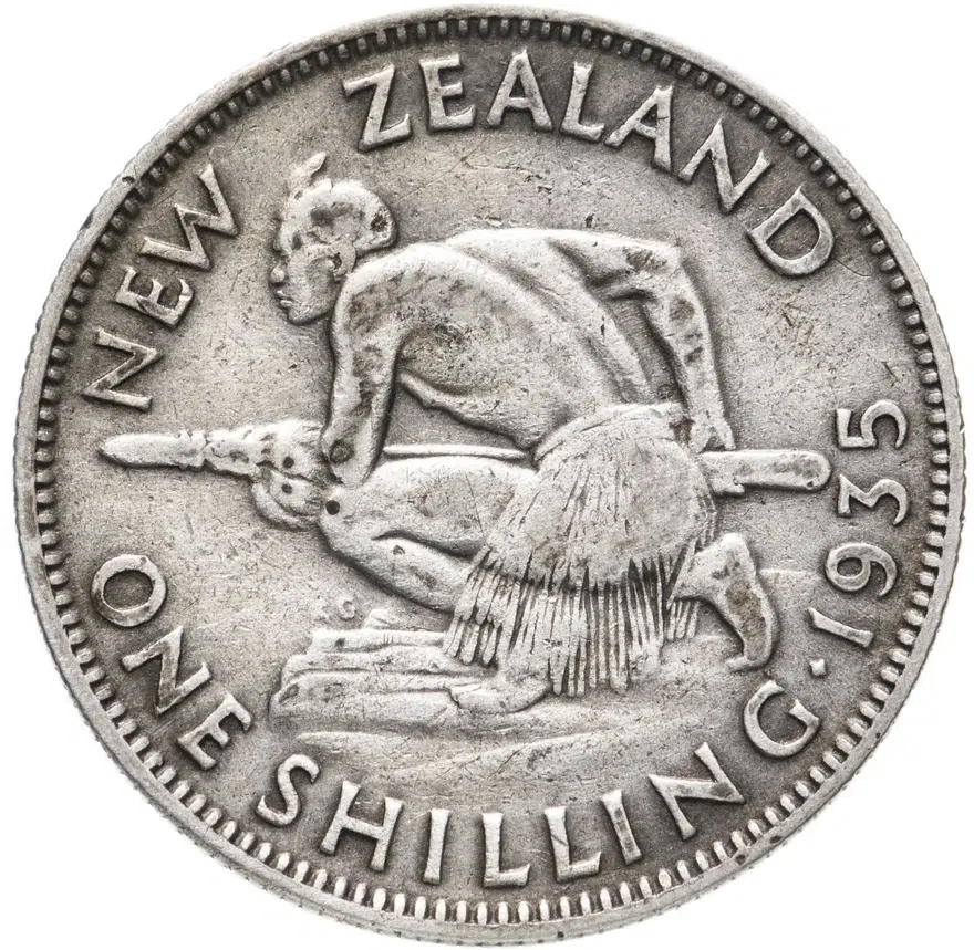 Новая Зеландия 1 шиллинг (shilling) 1935