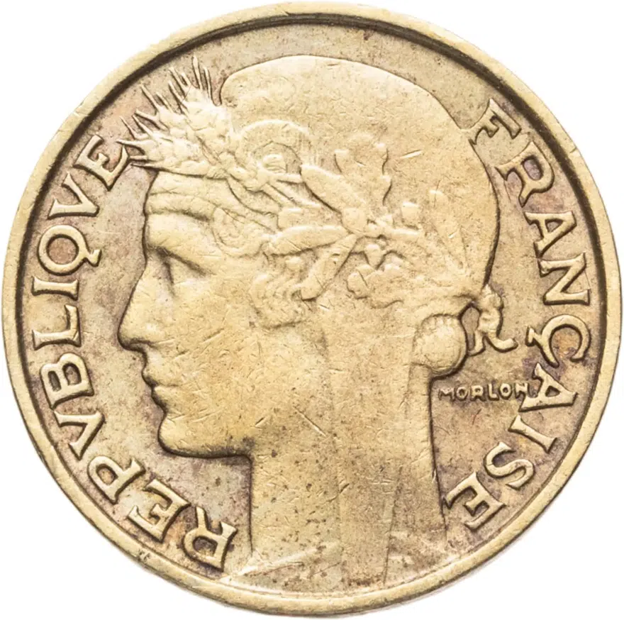 Франция 50 сантимов (centimes) 1932, реверс