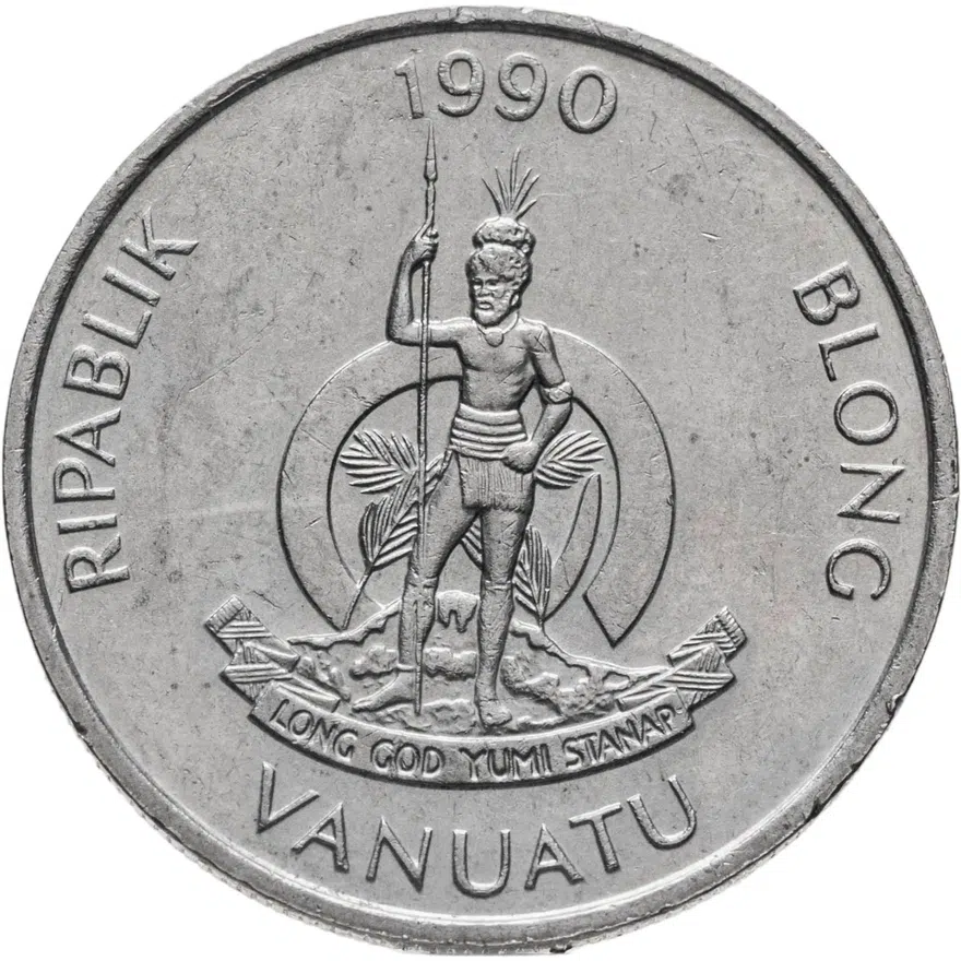 Вануату 10 вату (vatu) 1990, реверс