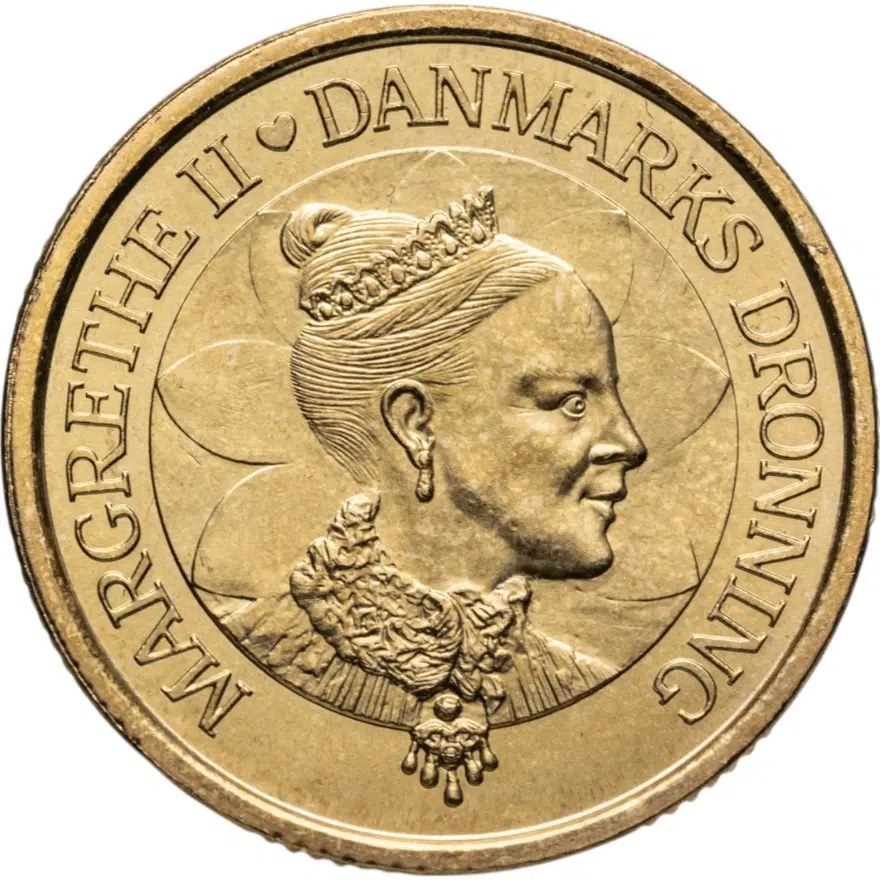Дания 20 крон (kroner) 2000 "60 лет со дня рождения королевы Маргрете II"
