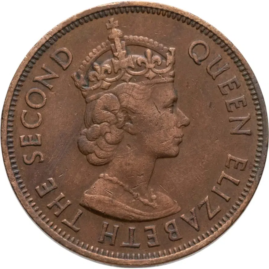 Маврикий 5 центов (cents) 1975, реверс