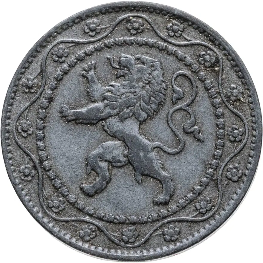 Бельгия 25 сантимов (centimes) 1916, реверс