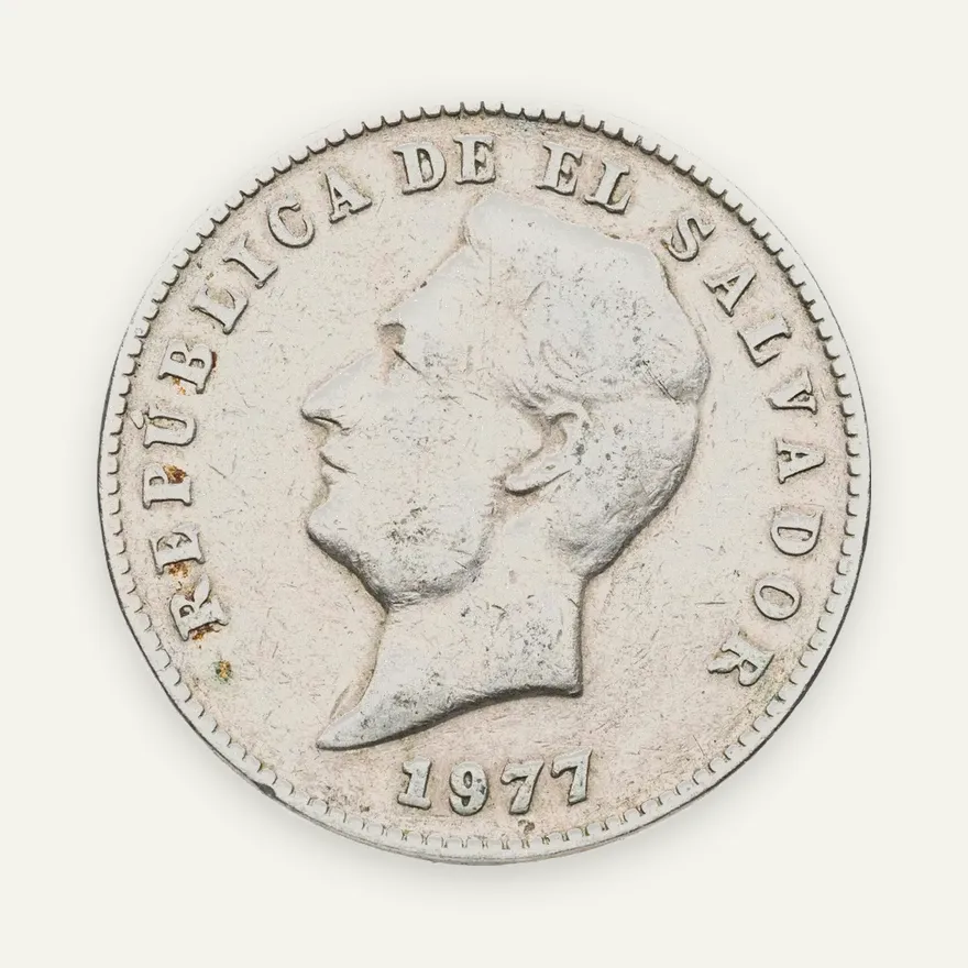 Сальвадор 10 сентаво (centavos) 1977, реверс