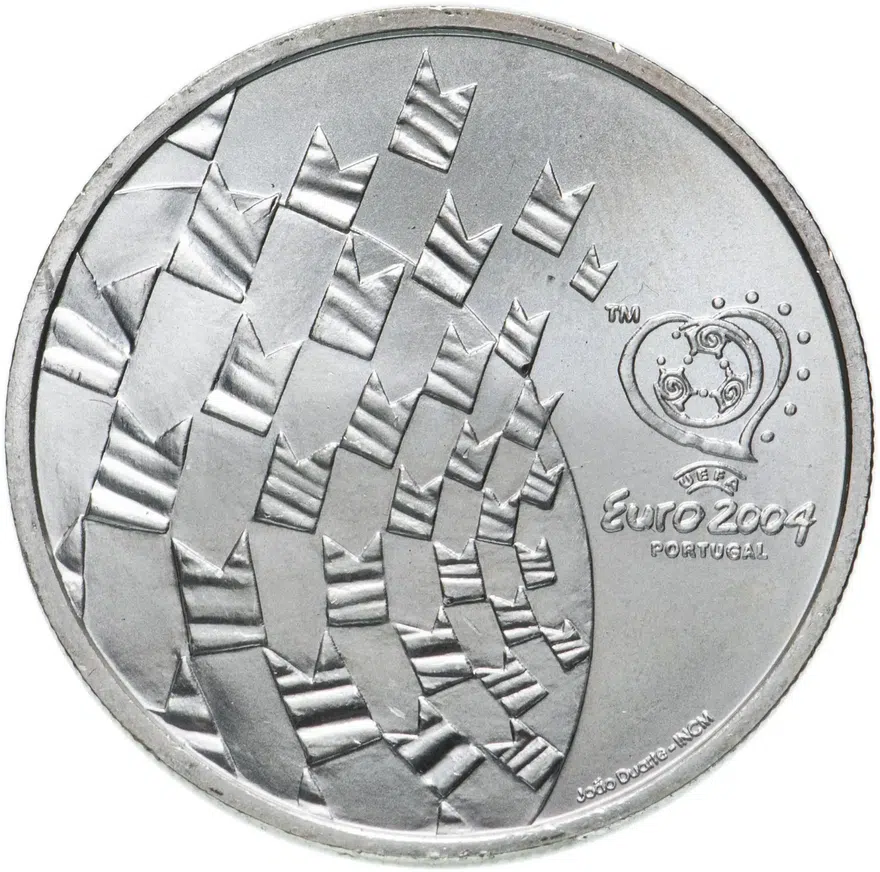 Португалия 8 евро 2003 "Евро 2004. Ценности футбола - Праздник", аверс