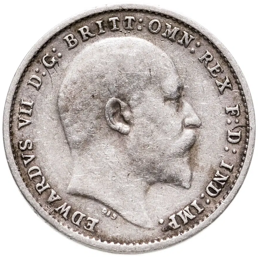 Великобритания 3 пенса 1904, реверс