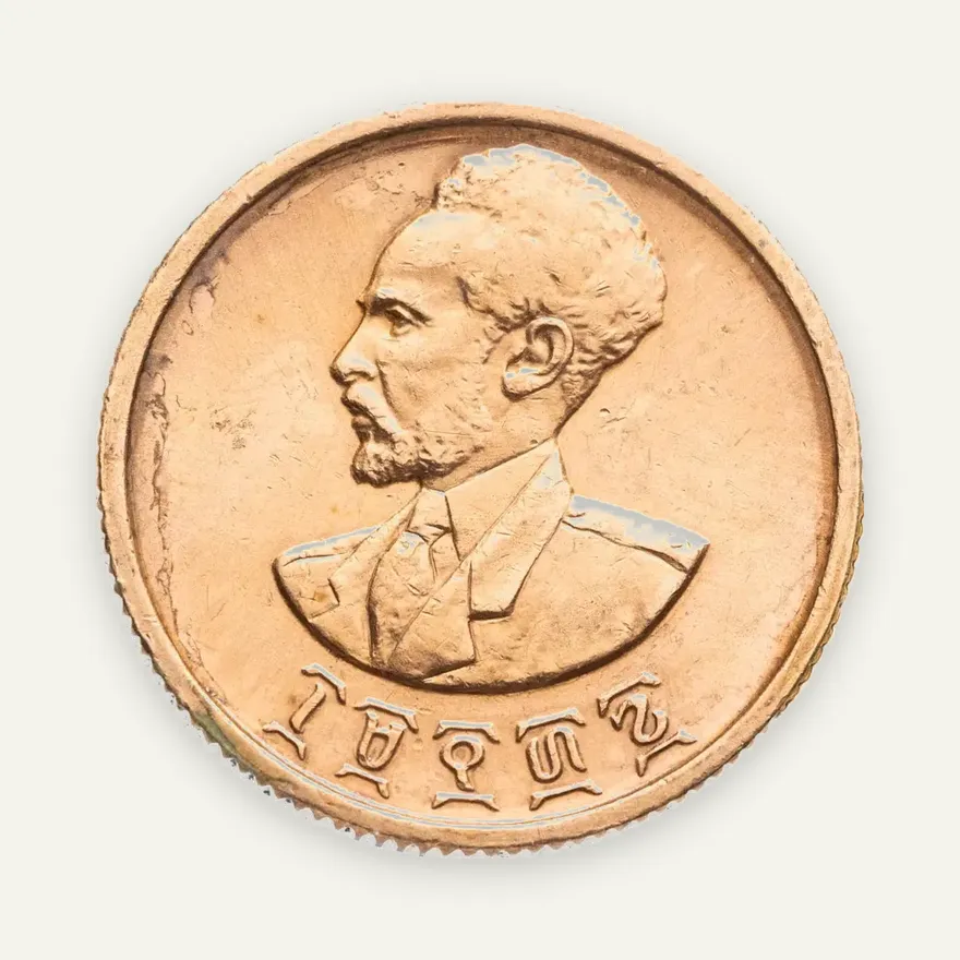 Эфиопия 10 центов (cents) 1944, реверс
