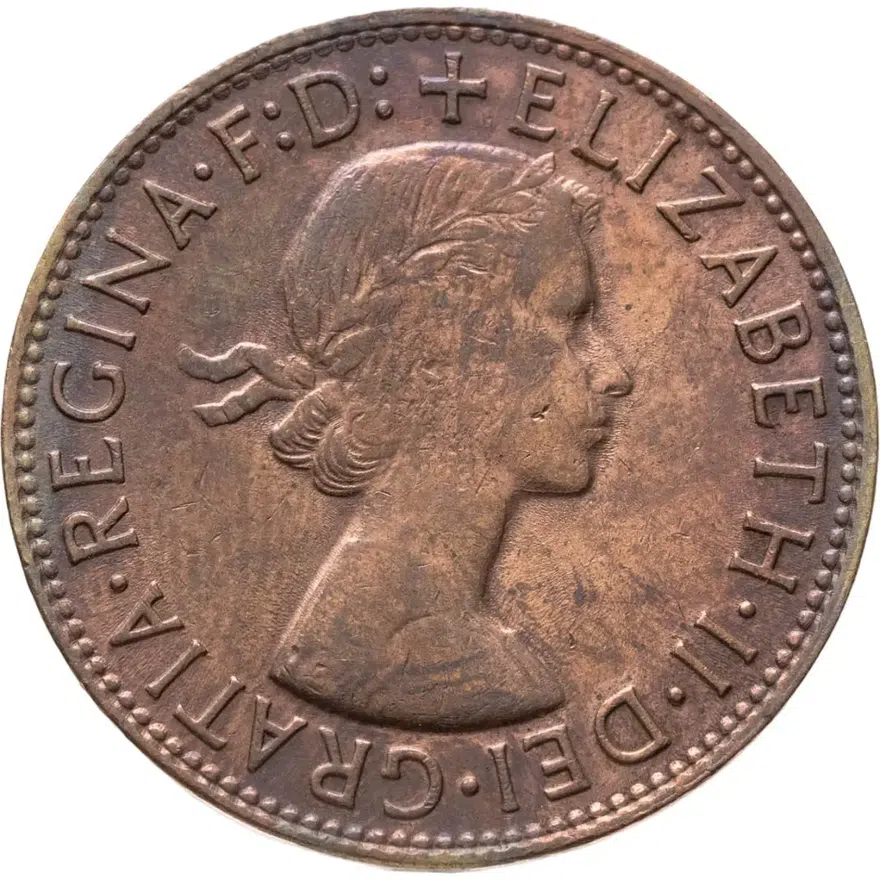 Австралия 1 пенни (penny) 1963, реверс