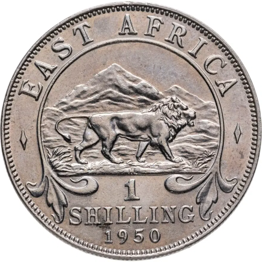 Британская Восточная Африка 1 шиллинг (shilling) 1950 H