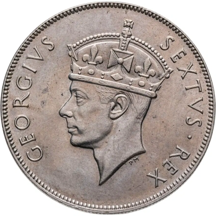 Британская Восточная Африка 1 шиллинг (shilling) 1950 H, реверс