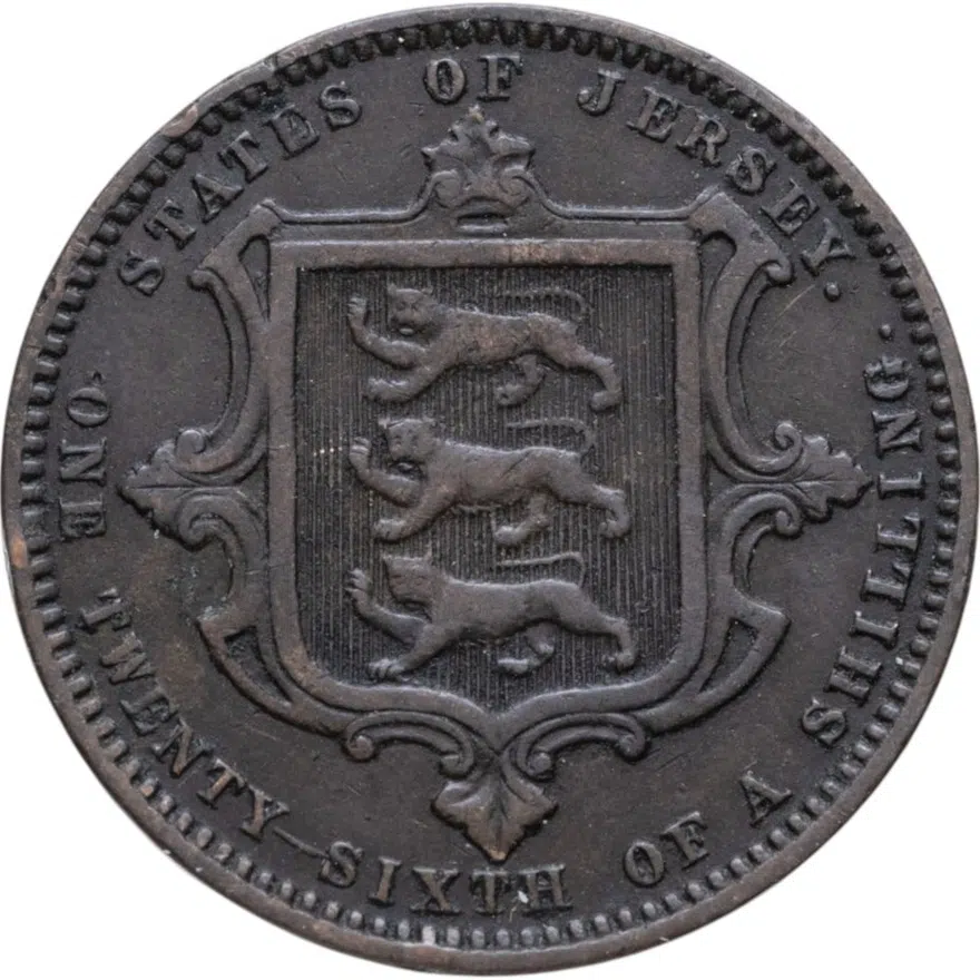 Джерси 1/26 шиллинга (shilling) 1866