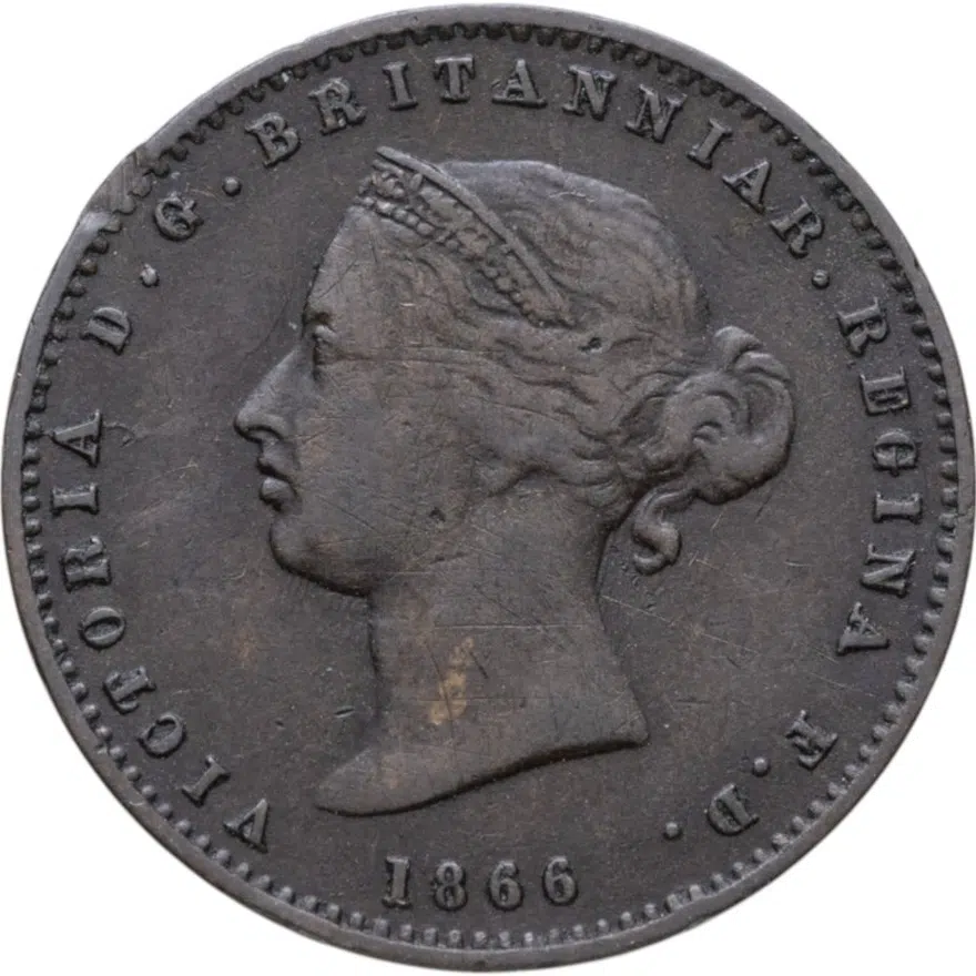 Джерси 1/26 шиллинга (shilling) 1866, реверс