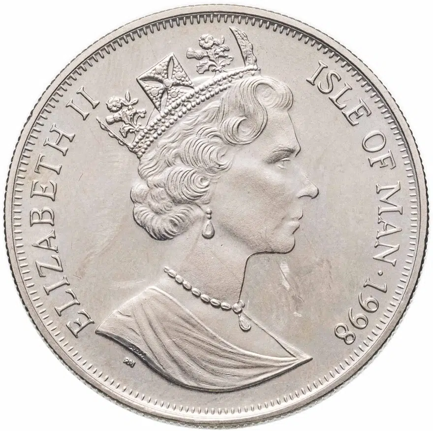 Остров Мэн набор из 10 монет 1 крона (crown) 1976-1979, реверс