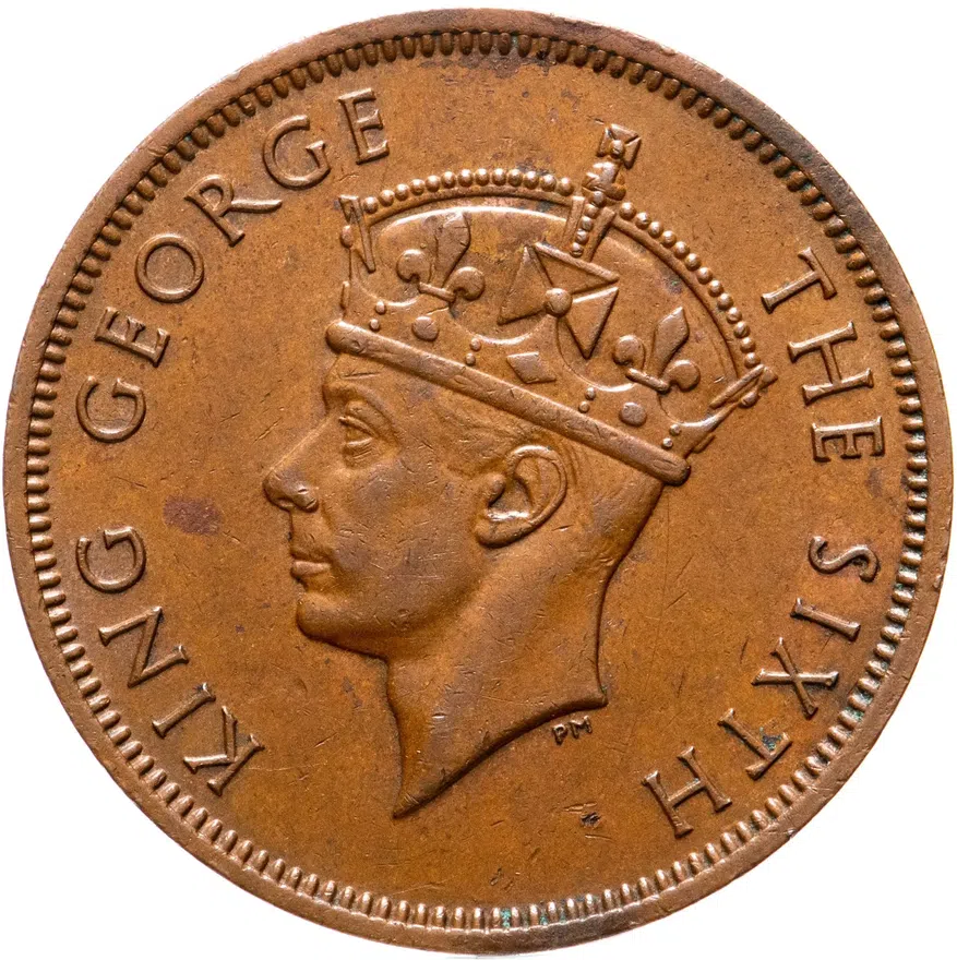 Сейшелы 5 центов (cents) 1948, реверс