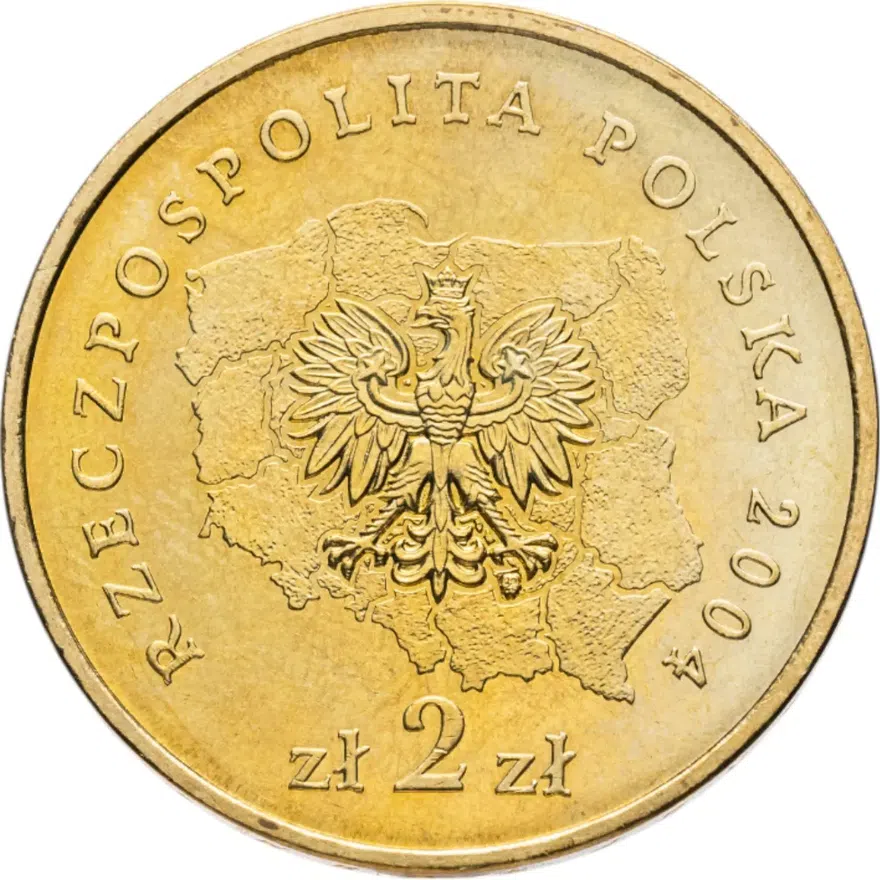 Польша 2 злотых (zlotе) 2004 Регионы Польши - Нижнесилезское воеводство, реверс