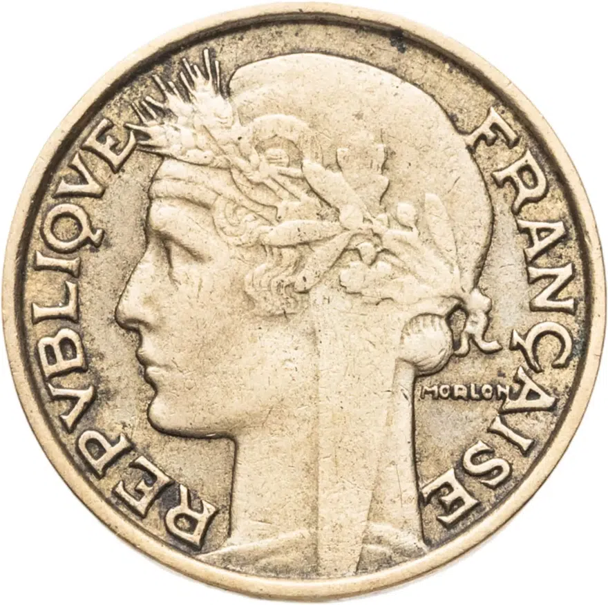 Франция 50 сантимов 1922-1947, реверс