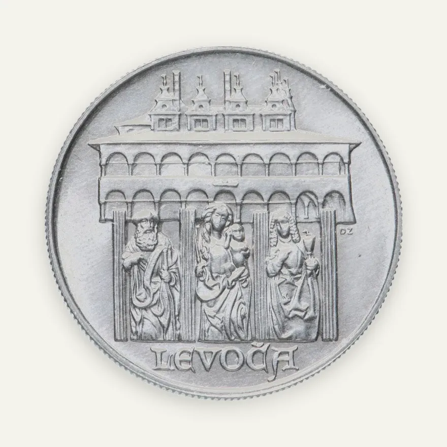 Чехословакия 50 крон (korun) 1986 "Город Левоча"