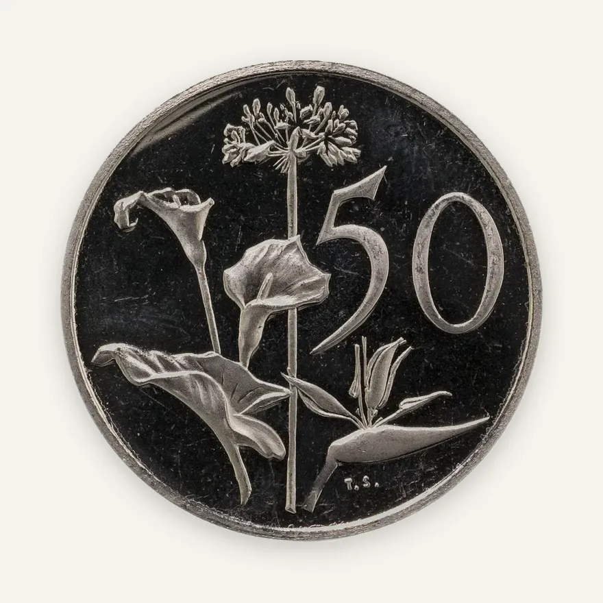 ЮАР 50 центов (cents) 1983, аверс
