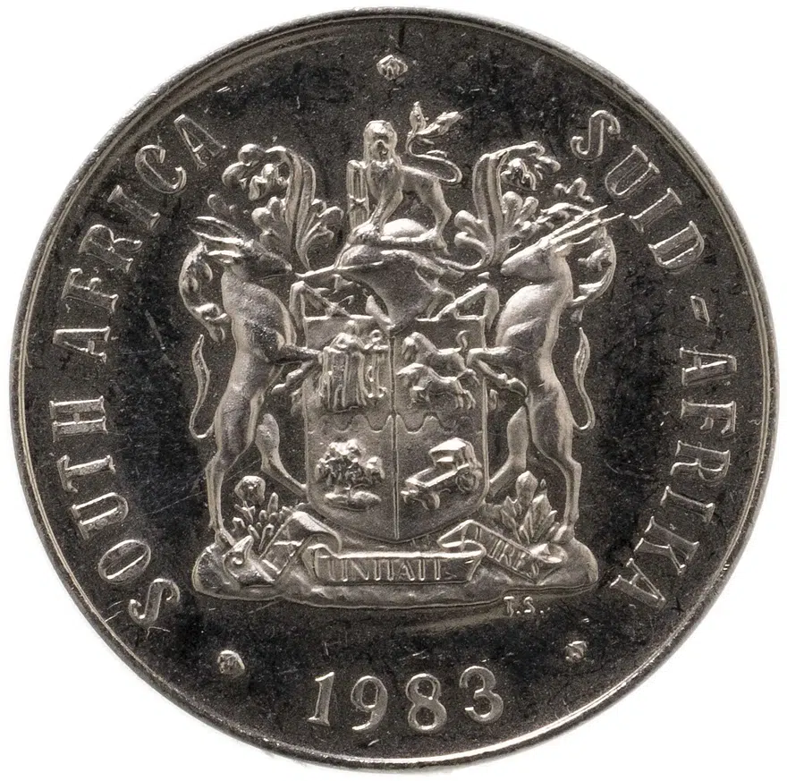 ЮАР 50 центов (cents) 1983, реверс