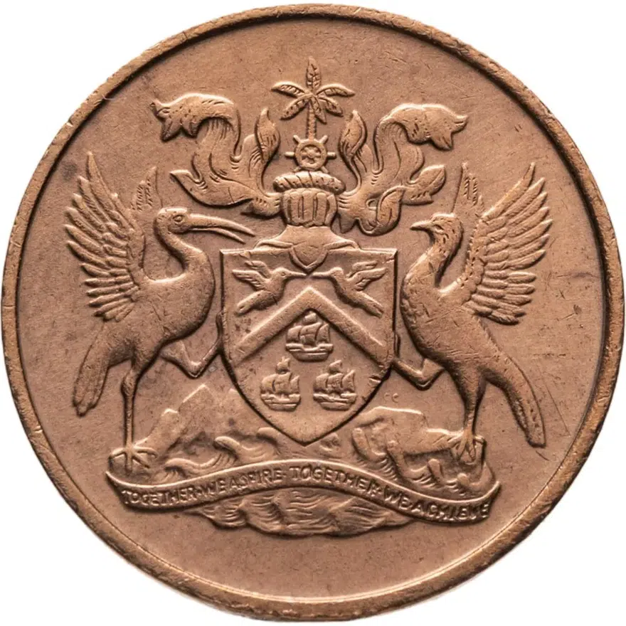 Тринидад и Тобаго 1 цент (cent) 1973, реверс