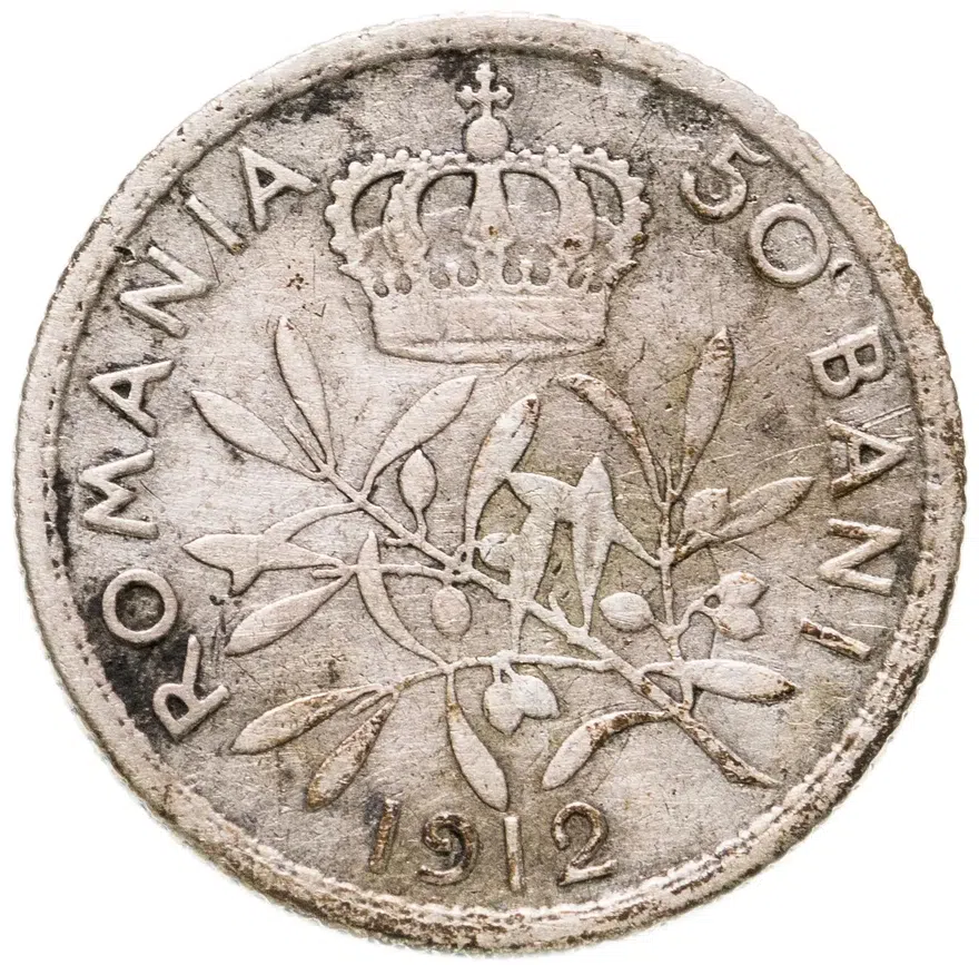 Румыния 50 бань (bani) 1912