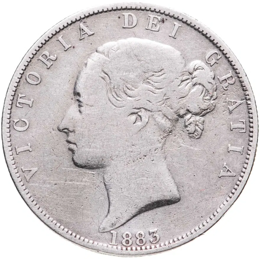 Великобритания 1/2 кроны (crown) 1883