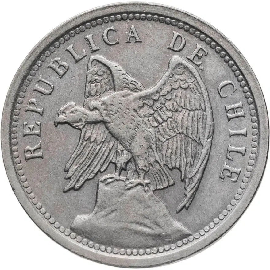 Чили 20 сентаво (centavos) 1929